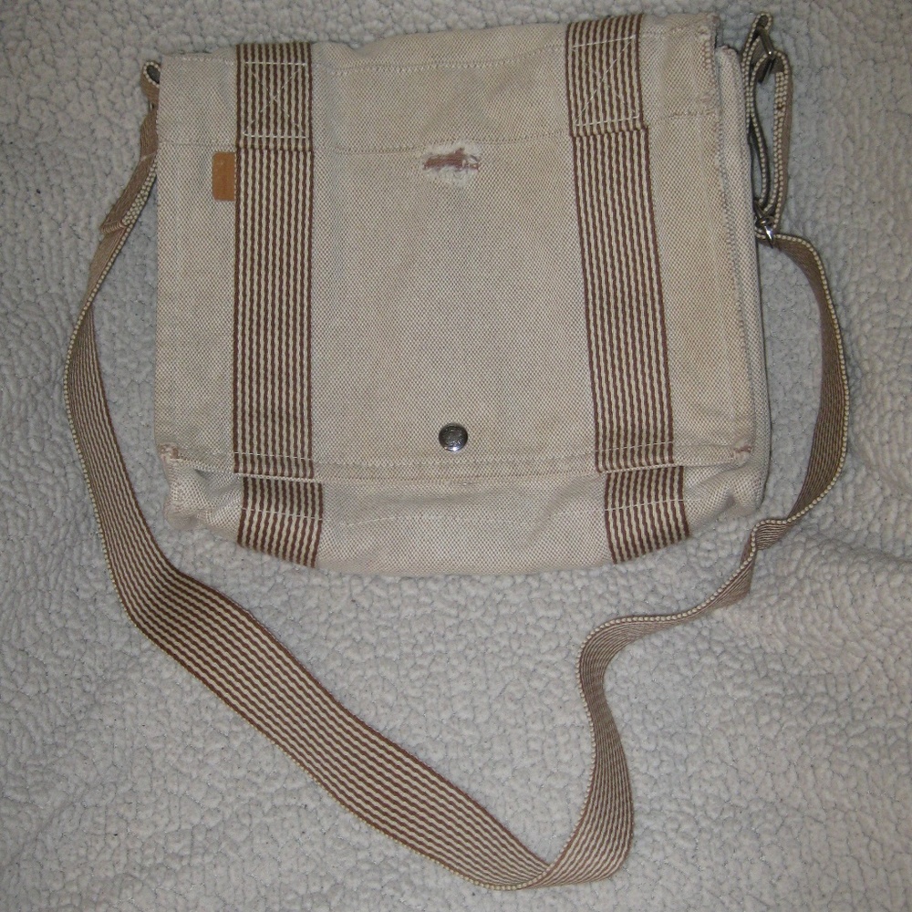 HERMÈS Herline Canvas Messenger
